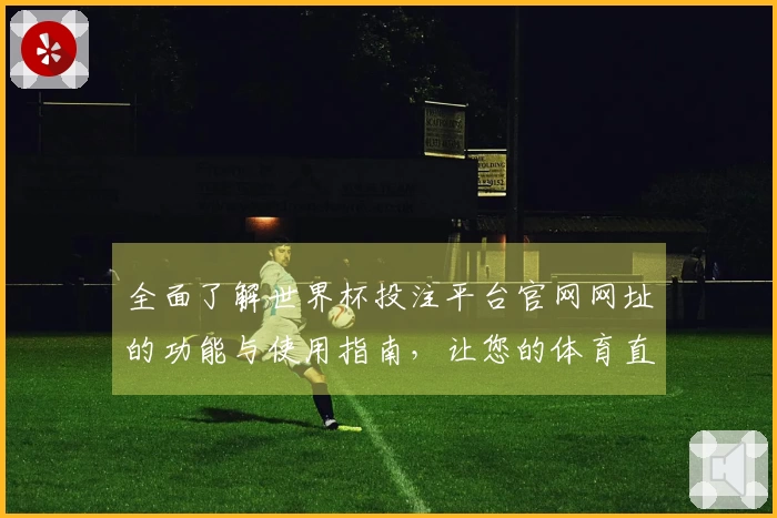 全面了解世界杯投注平台官网网址的功能与使用指南，让您的体育直播体验更畅快